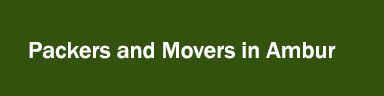 Packers and Movers in Ambur